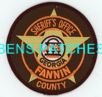 GEORGIA,A,FANNIN COUNTY SHERIFF 4 GOT IN PERSON